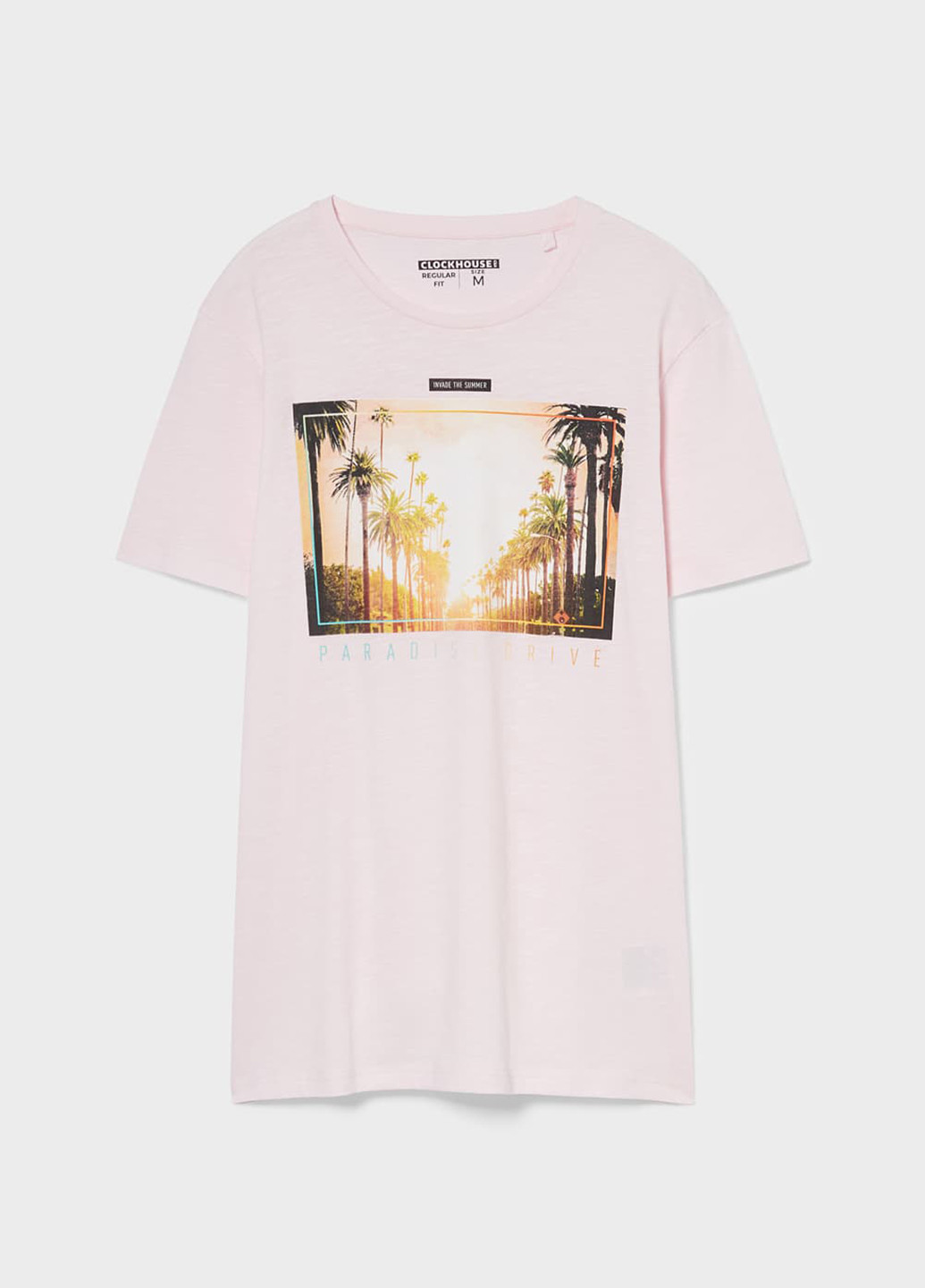 Светло-розовая футболка C&A