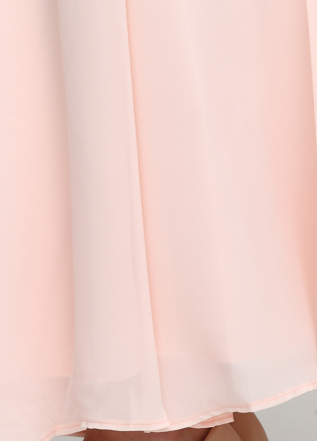Светло-розовая кэжуал однотонная юбка Ashley Brooke а-силуэта (трапеция)