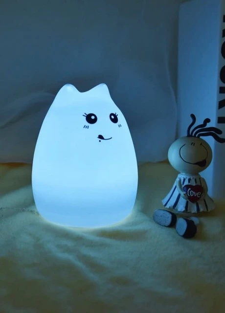 Дитячий синіконовий нічник Весняний косяок, 7 кольорів LED No Brand (252821781)