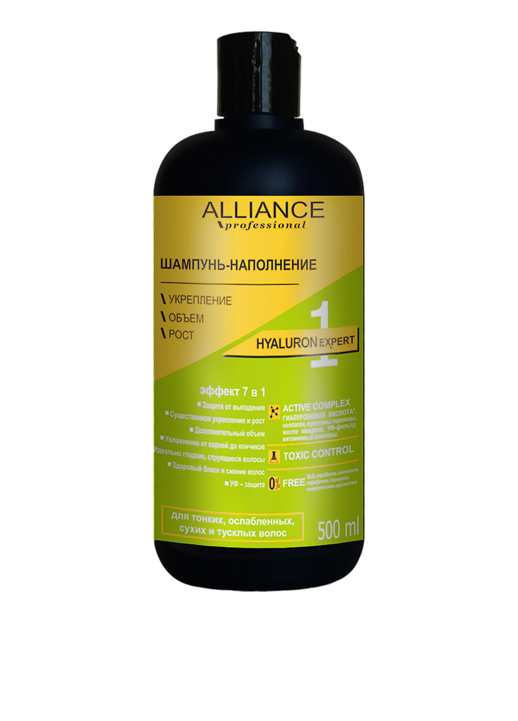 Шампунь-наповнення для волосся 7 в 1 Hyaluron Expert 500 мл Alliance professional (88093512)