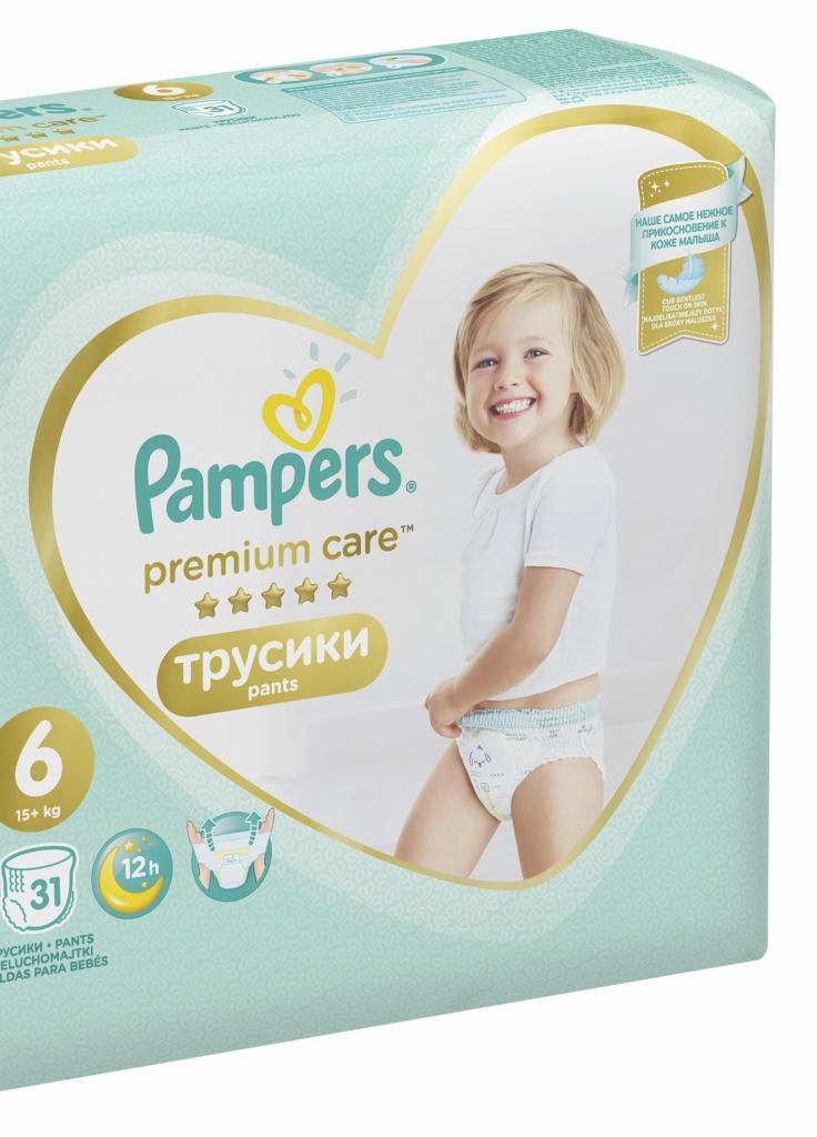 Підгузник Premium Care Pants Extra Large (15+ кг), 31 шт. (8001090759917) Pampers (207383665)