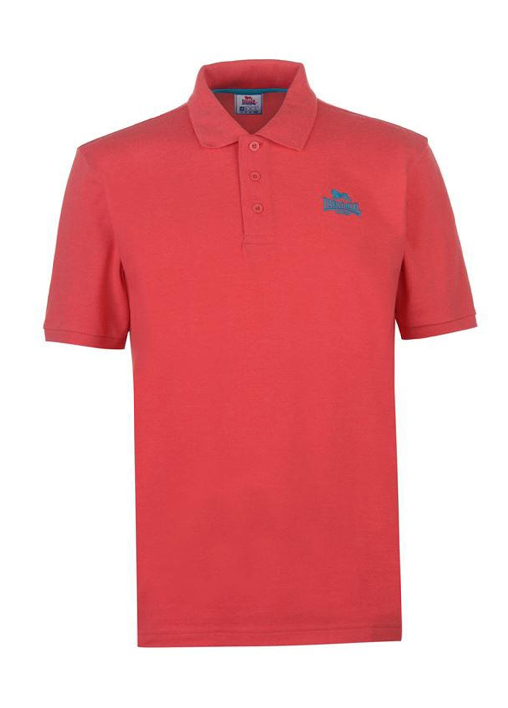 Бледно-красная футболка-поло для мужчин Lonsdale с логотипом