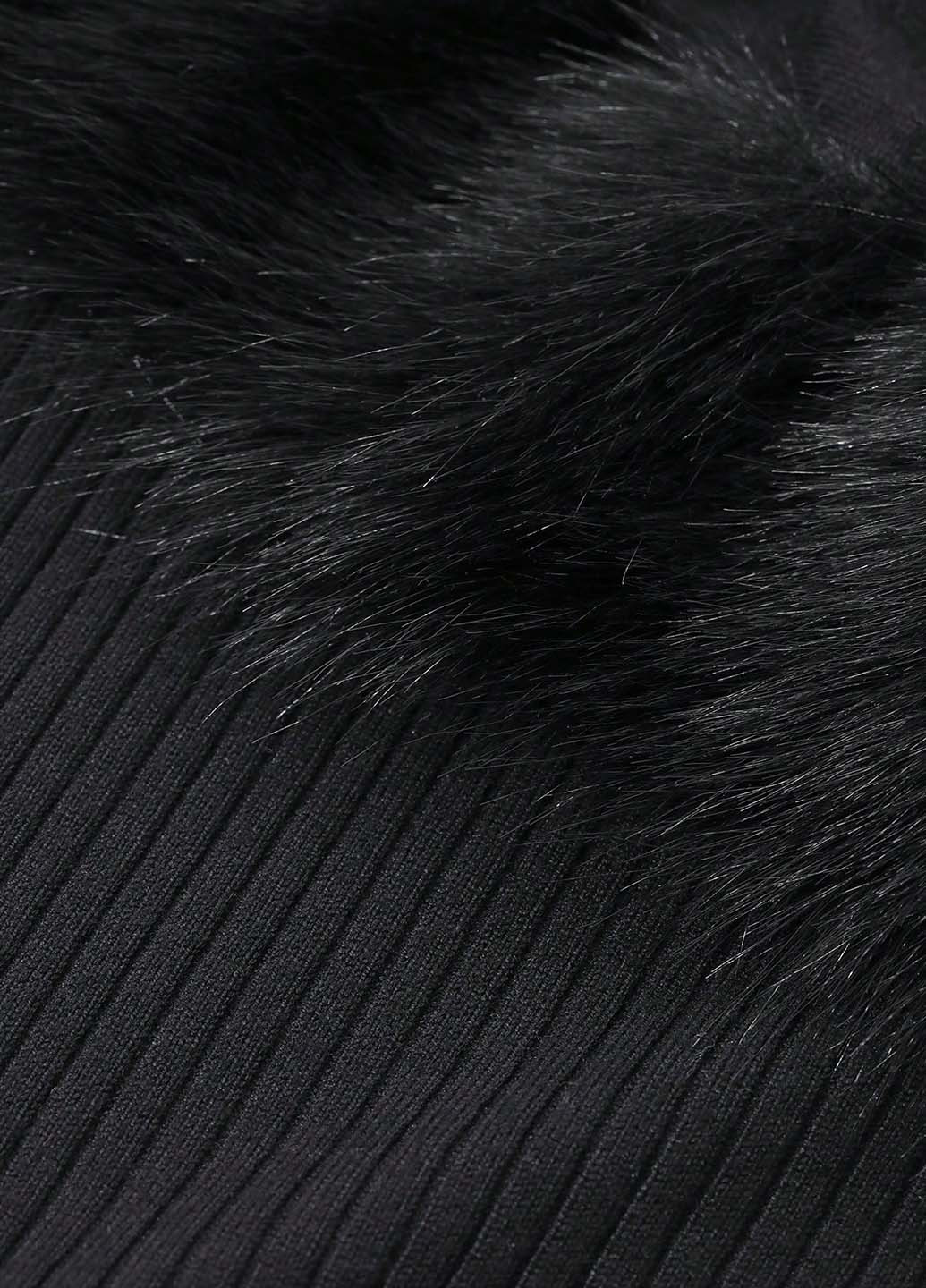 Чорна кежуал сукня годе SHEIN однотонна