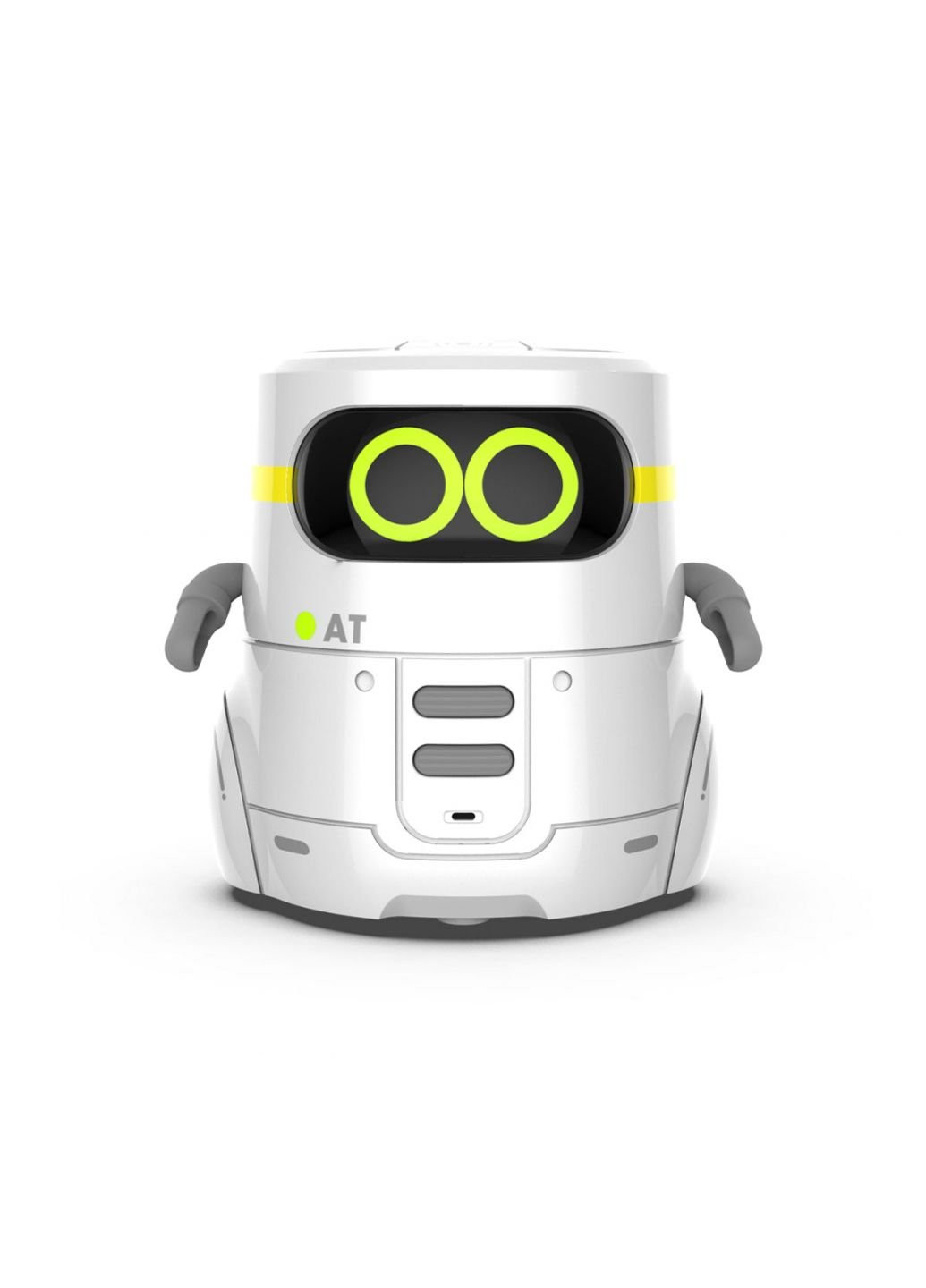 Интерактивная игрушка Умный робот с сенсорным управлением и обучающими карт белый (AT002-01-UKR) AT-Robot (254072568)