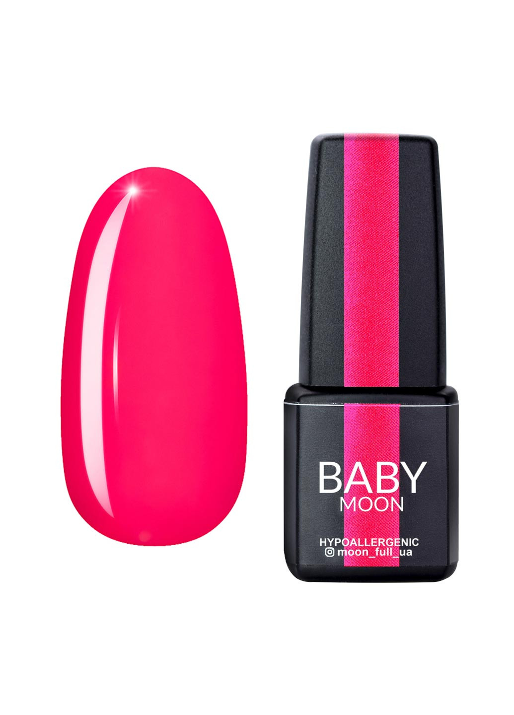Гель лак BABY Perfect Neon Gel polish, 6 мл №002 рожевий насичений Moon (251422616)