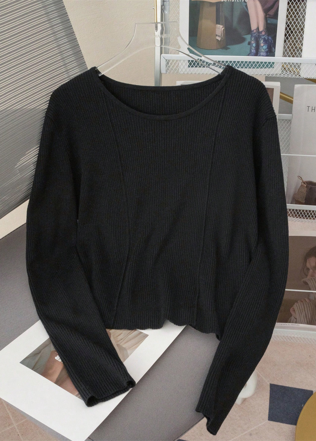 Чорний демісезонний джемпер джемпер SHEIN