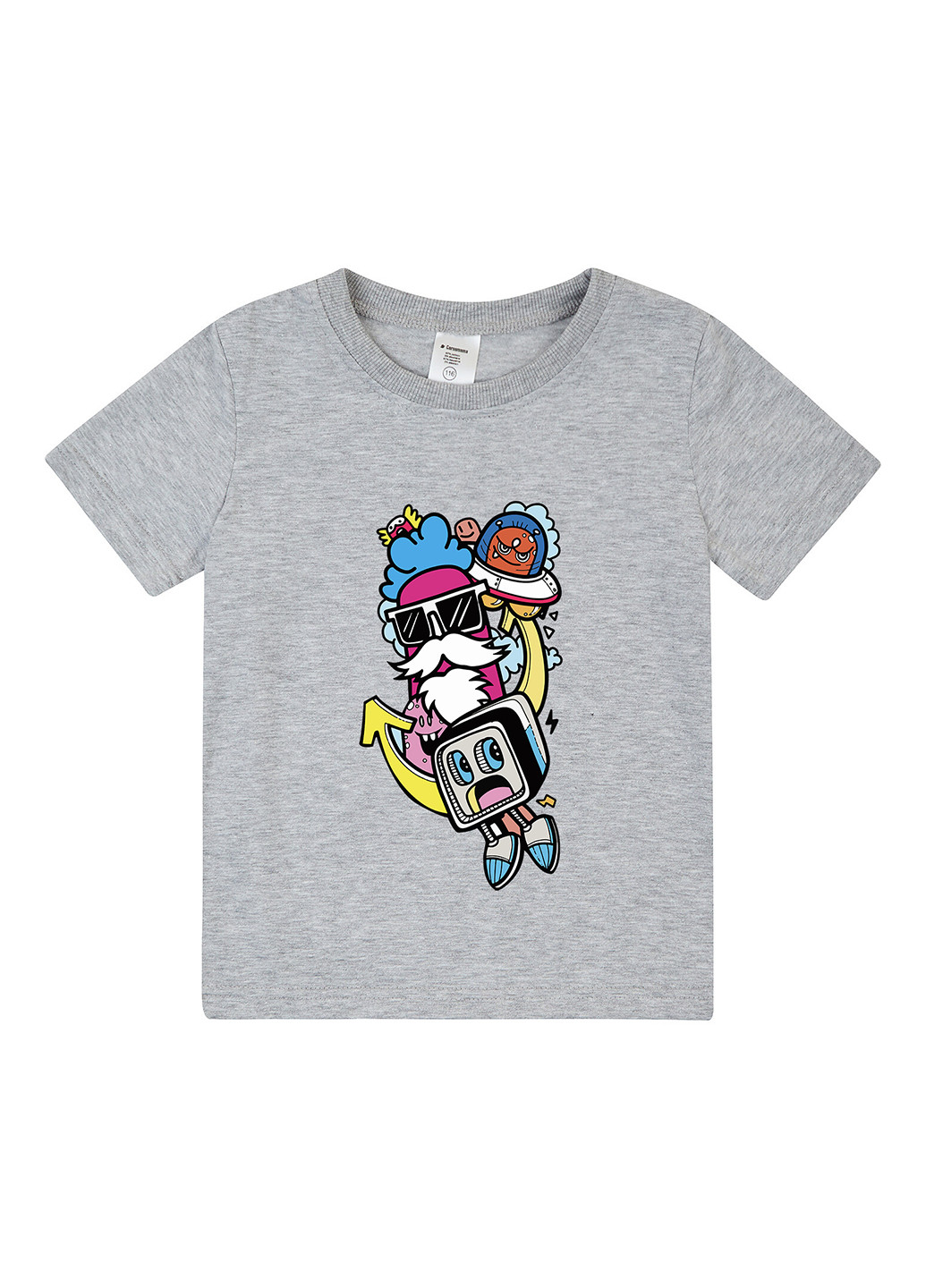 Сіра літня футболка Garnamama