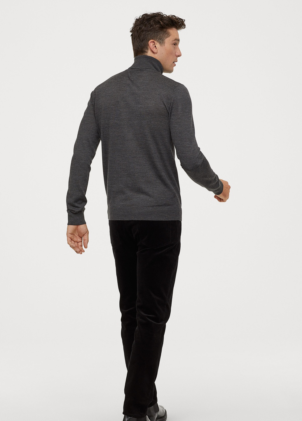 Темно-сірий демісезонний светр джемпер H&M