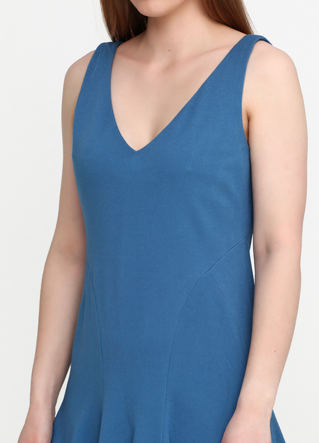 Синя коктейльна сукня, сукня Ralph Lauren однотонна
