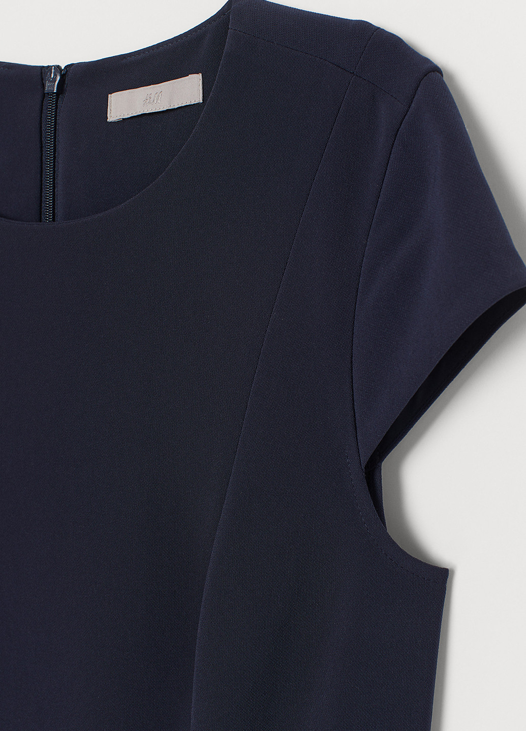 Темно-синя кежуал сукня кльош H&M
