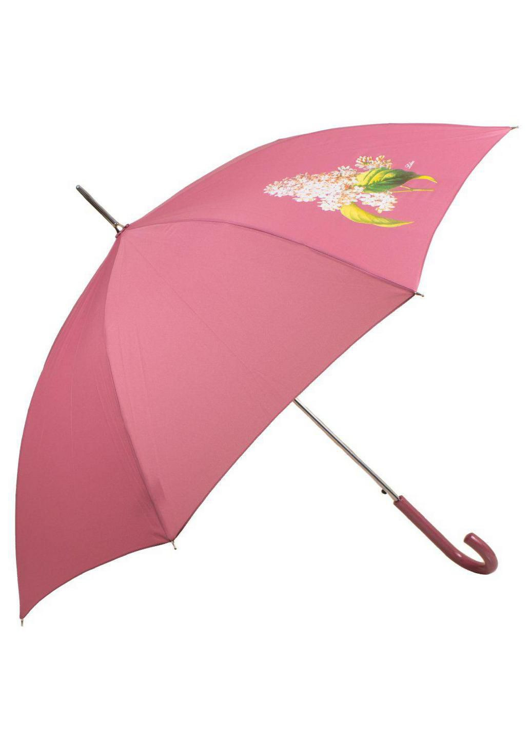 Розовый зонт-трость полуавтомат 105 см Airton (197761981)