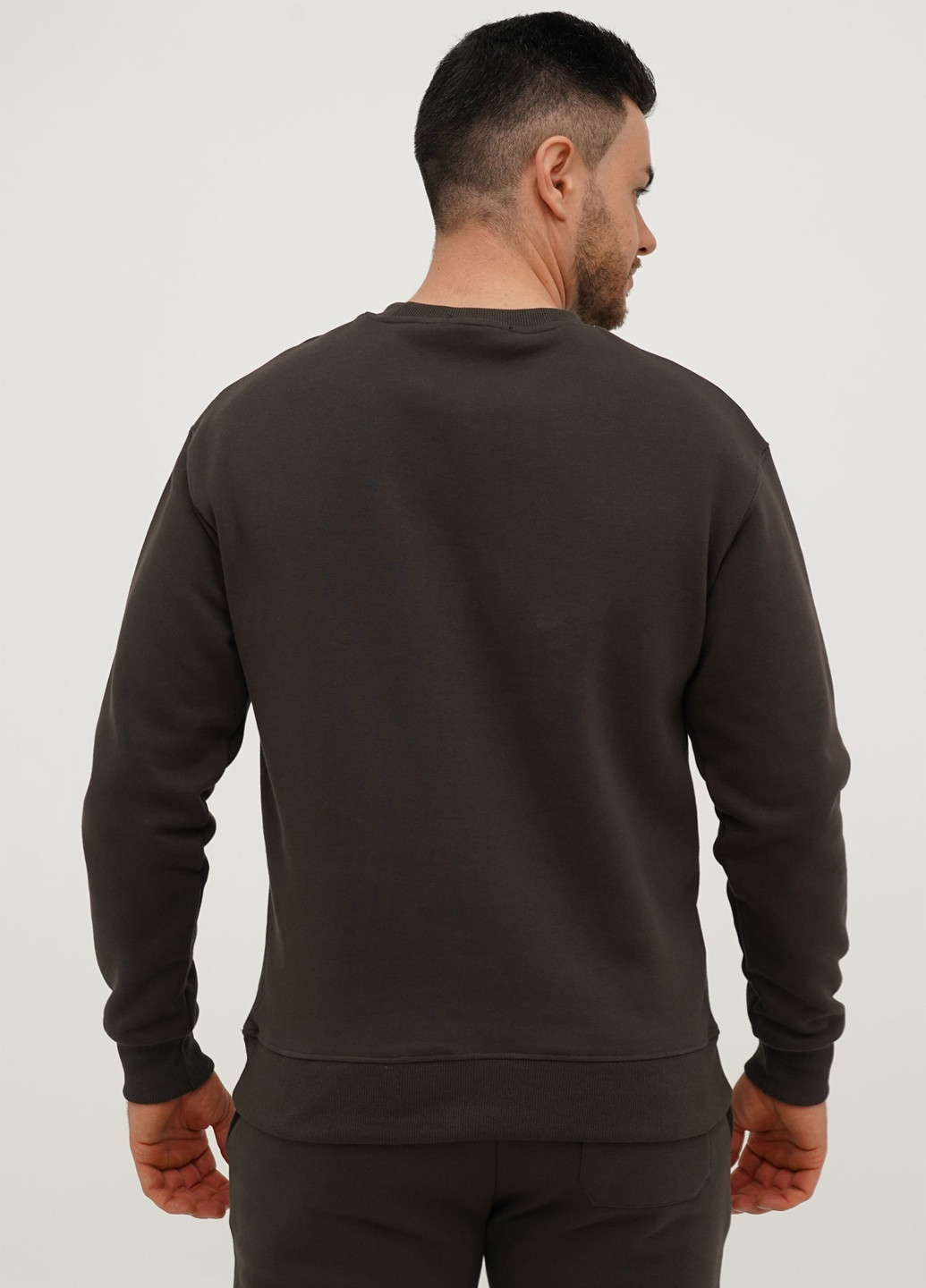 Темно-серый свитшот Trend Collection однотонный без декора (307524186)