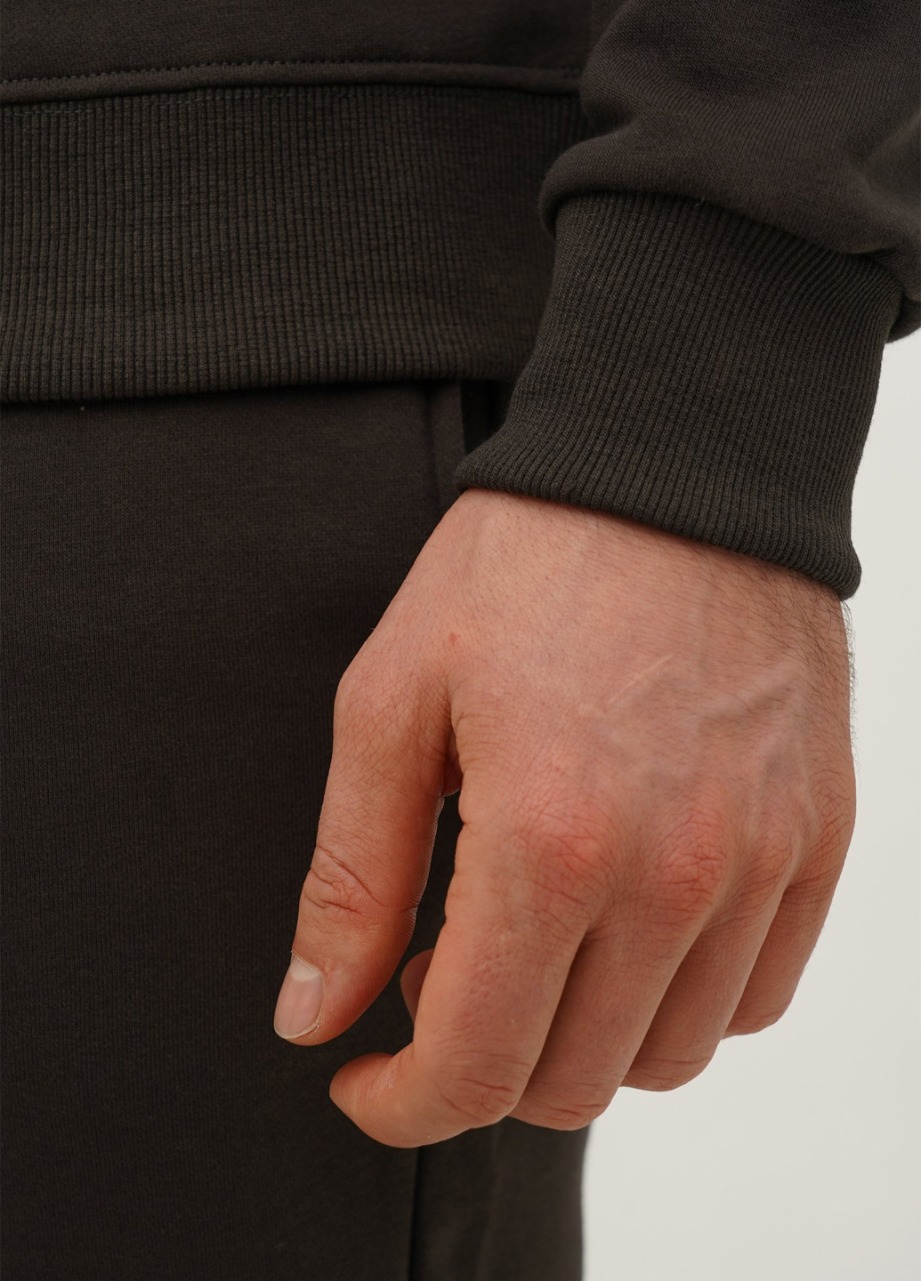 Темно-серый свитшот Trend Collection однотонный без декора (307524186)