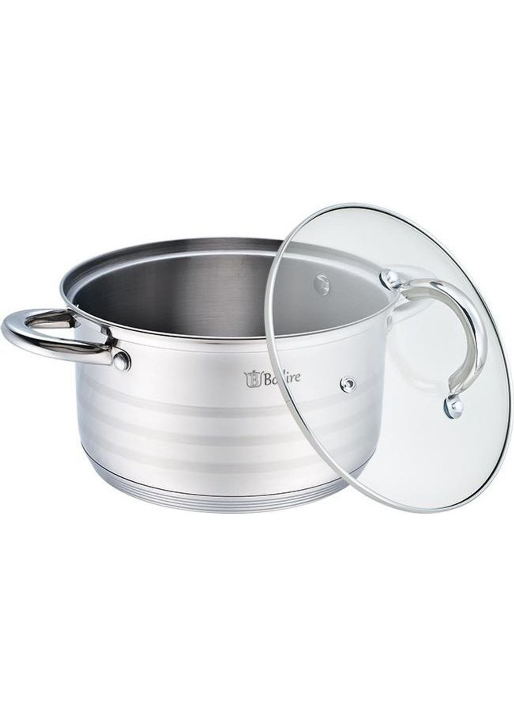 Кастрюля с крышкой BR-2004 5,2 л 24х13 см Bollire (253543393)