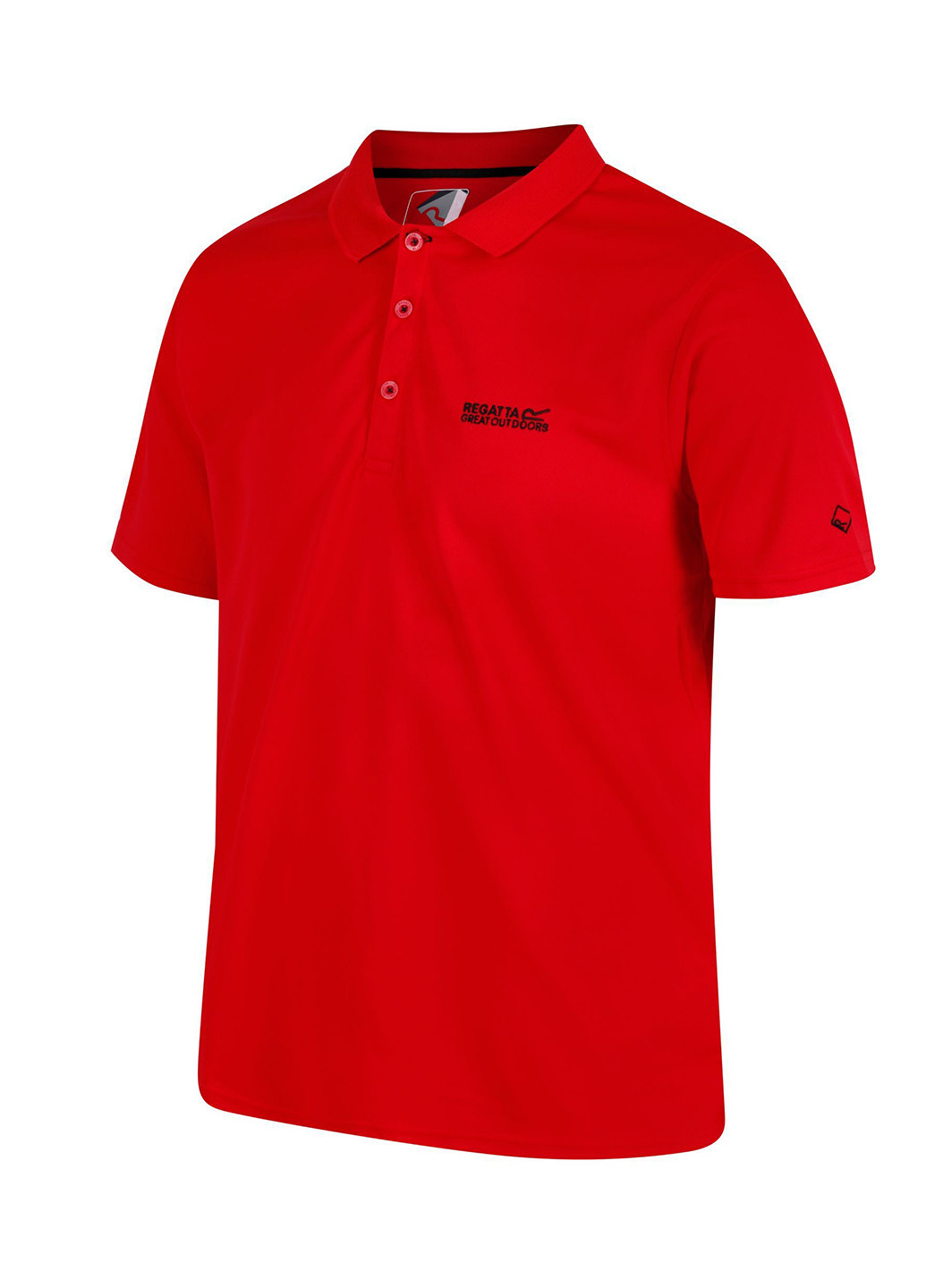 Красная футболка-поло для мужчин Regatta с надписью