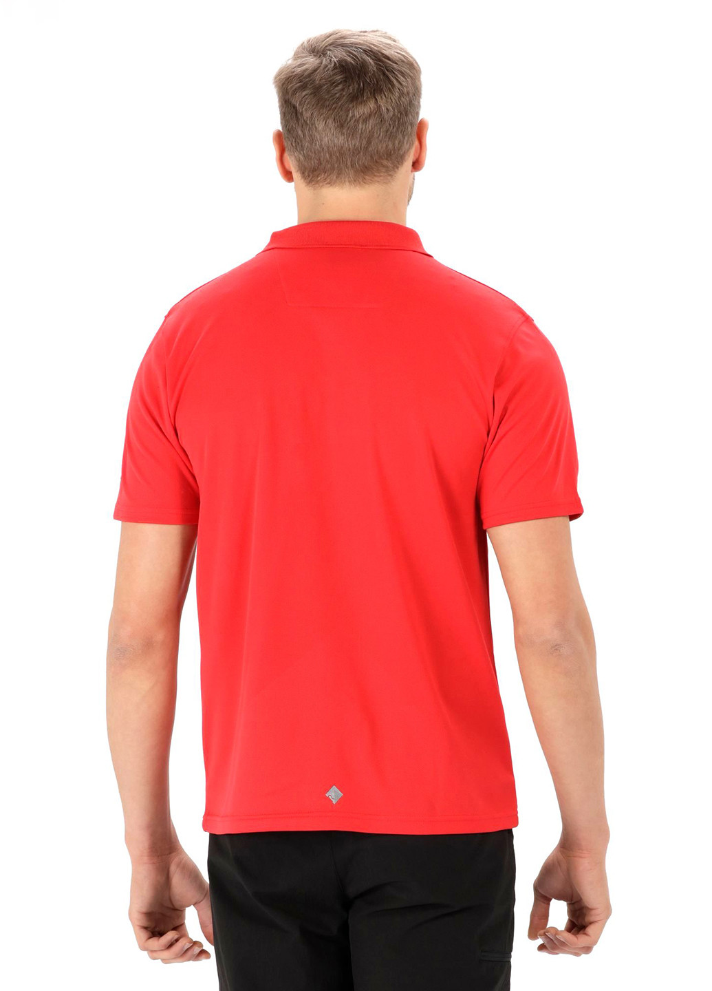 Красная футболка-поло для мужчин Regatta с надписью