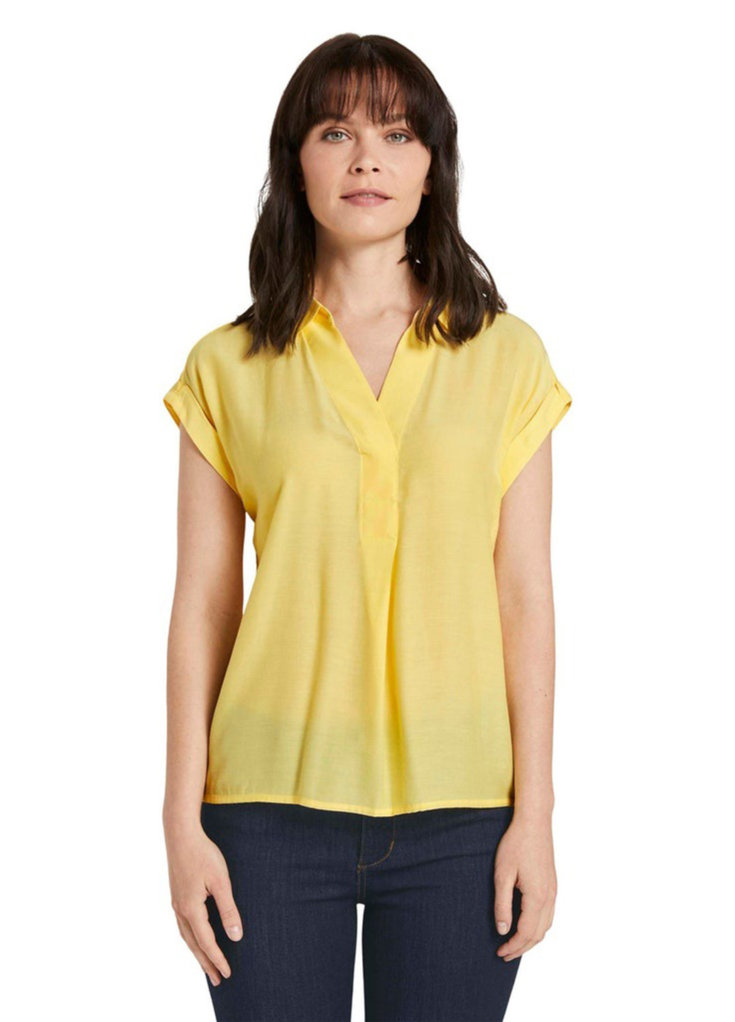 Жовта блуза Tom Tailor