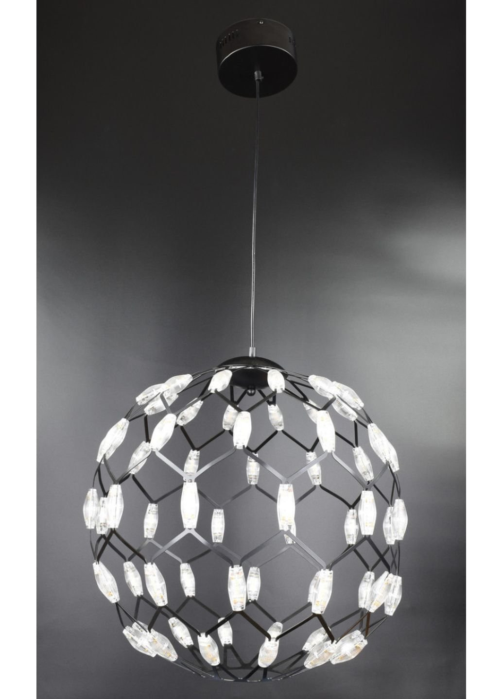 Люстра стельова LED D1289/500-bk Чорний 65х50х50 див. Sunnysky (253527763)