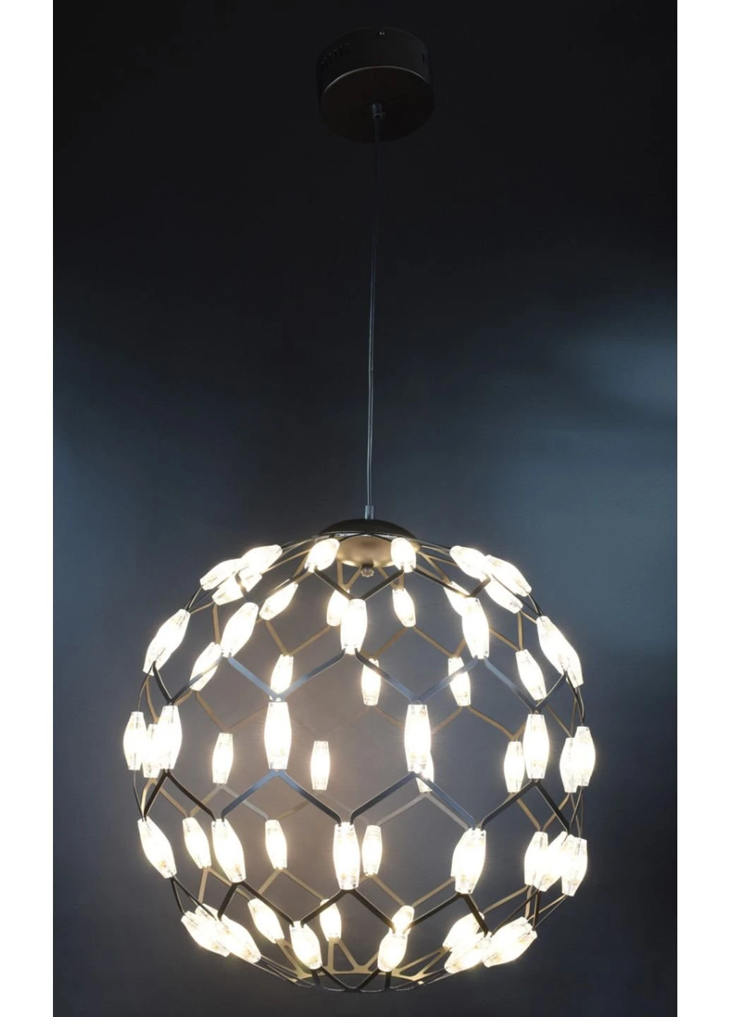 Люстра стельова LED D1289/500-bk Чорний 65х50х50 див. Sunnysky (253527763)