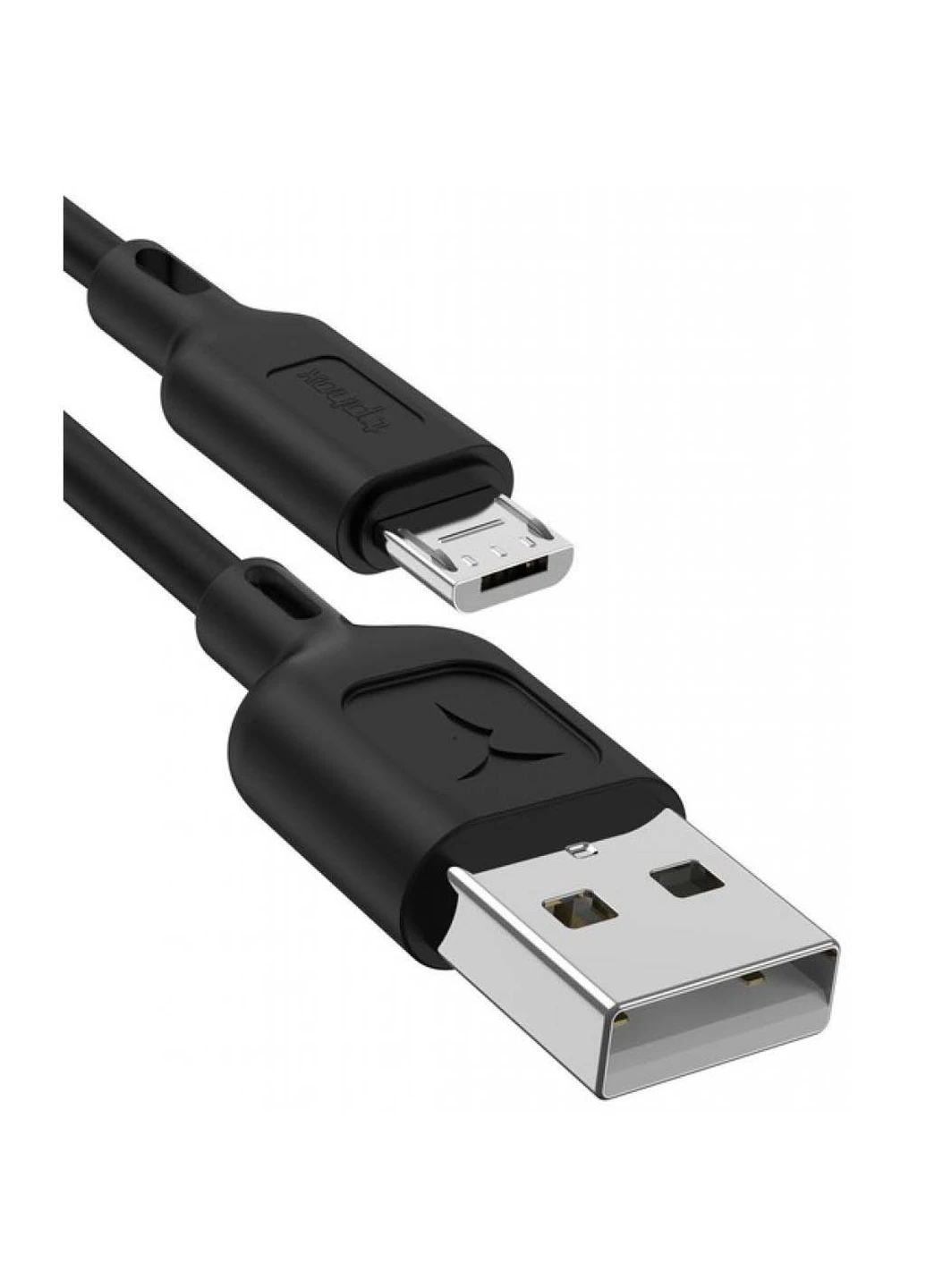 Дата кабель (T-M829 Black) T-PHOX USB 2.0 AM to Micro 5P 1.2m Fast T-M829 (239382835)