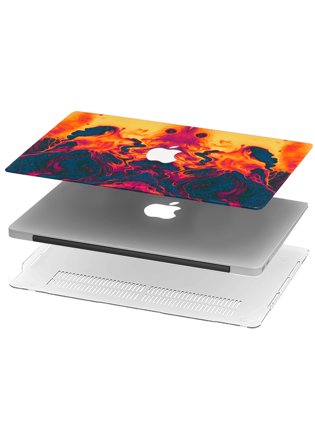Чехол пластиковый для Apple MacBook Air 13 A1932 / A2179 / A2337 Краски (Paints) (9656-1737) MobiPrint (218506348)