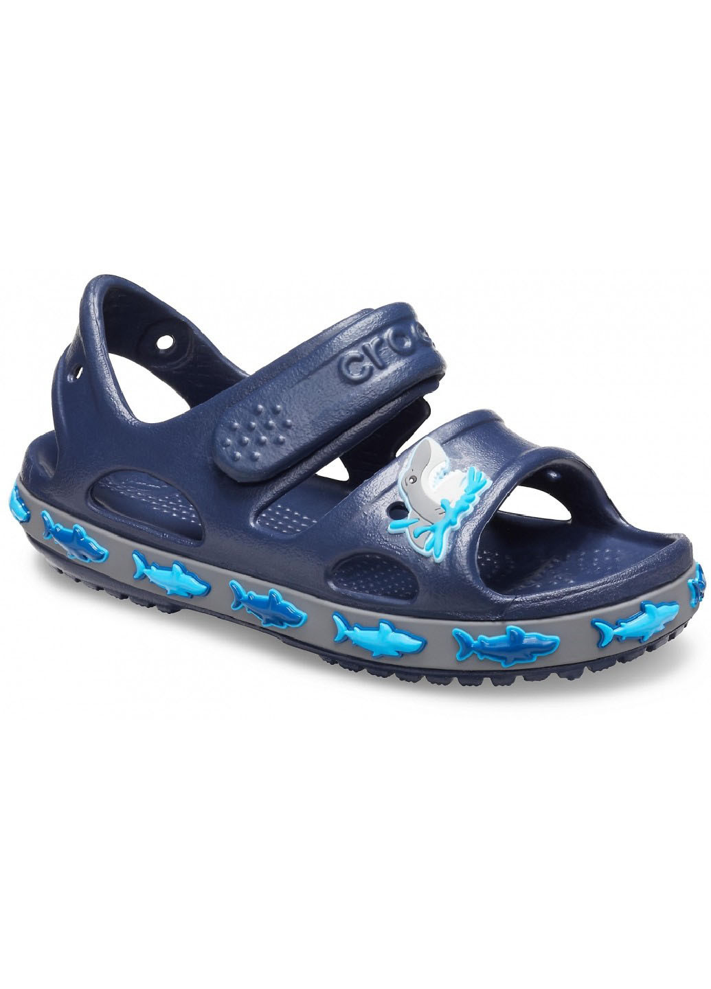 Темно-синие кэжуал сандалии и сабо Crocs