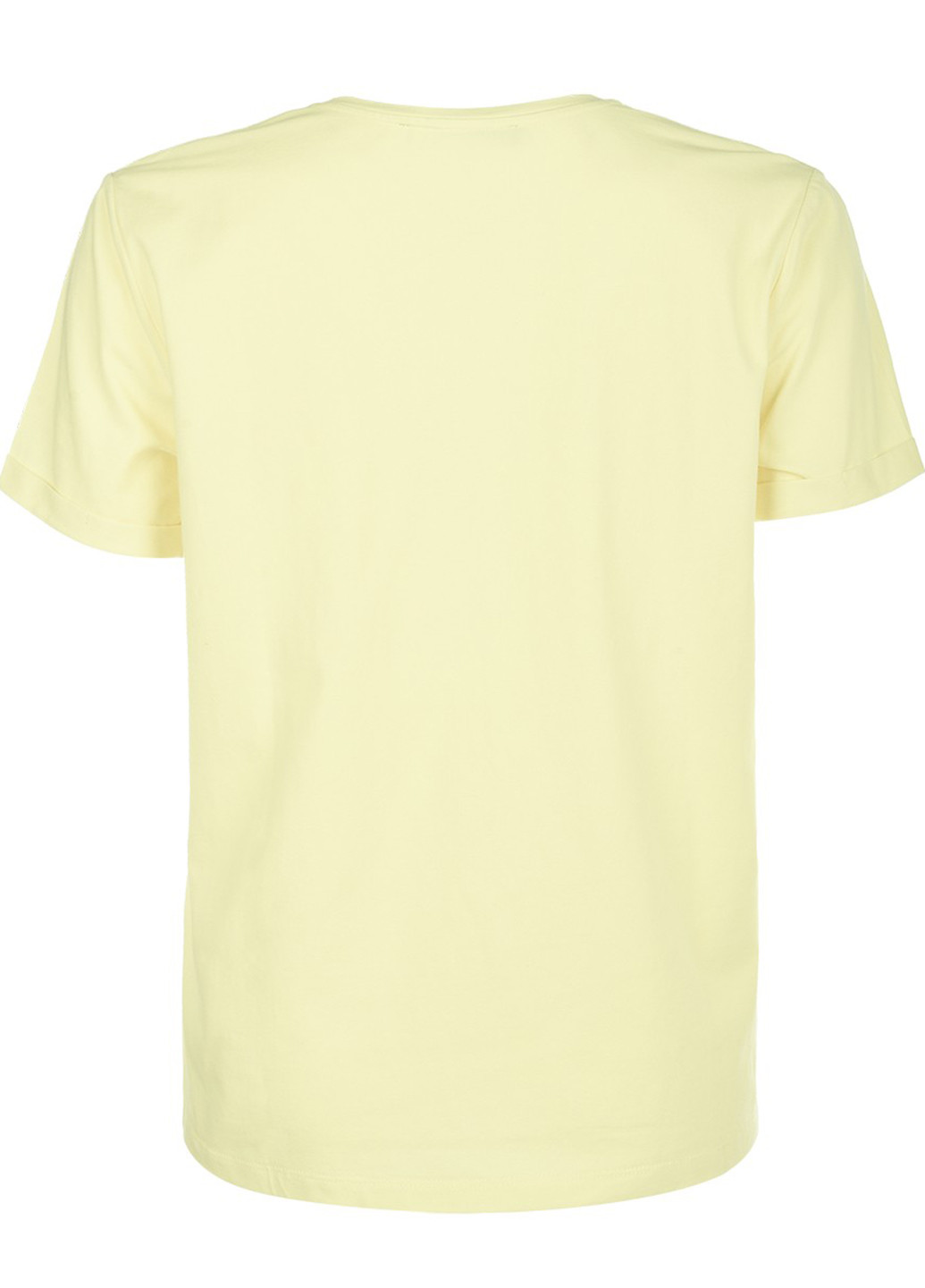 Желтая летняя футболка LOVE REPUBLIC