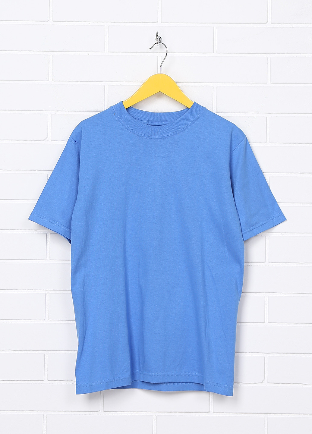 Блакитна літня футболка з коротким рукавом Anvil