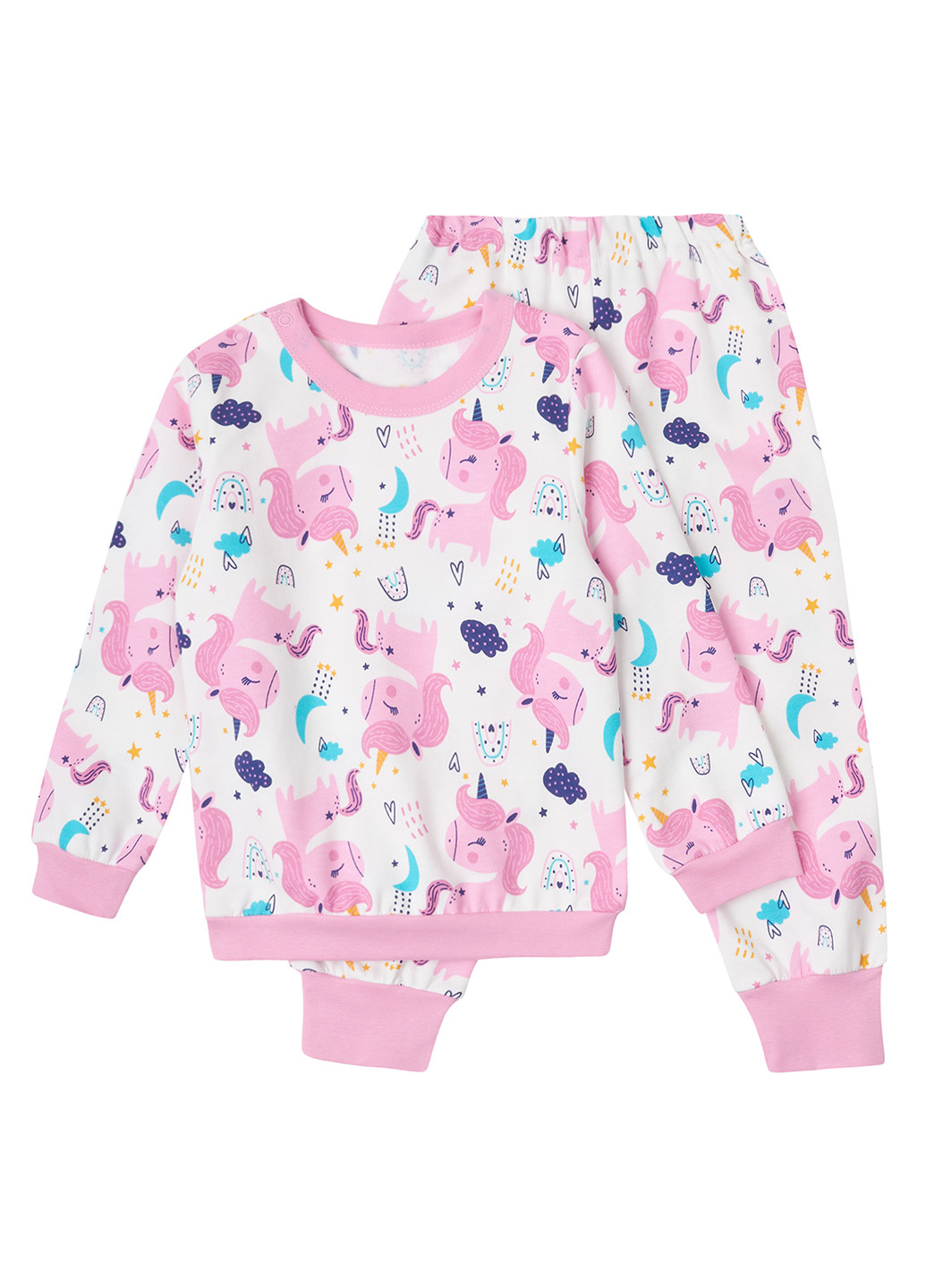 Молочная всесезон пижама (свитшот, брюки) свитшот + брюки Z16