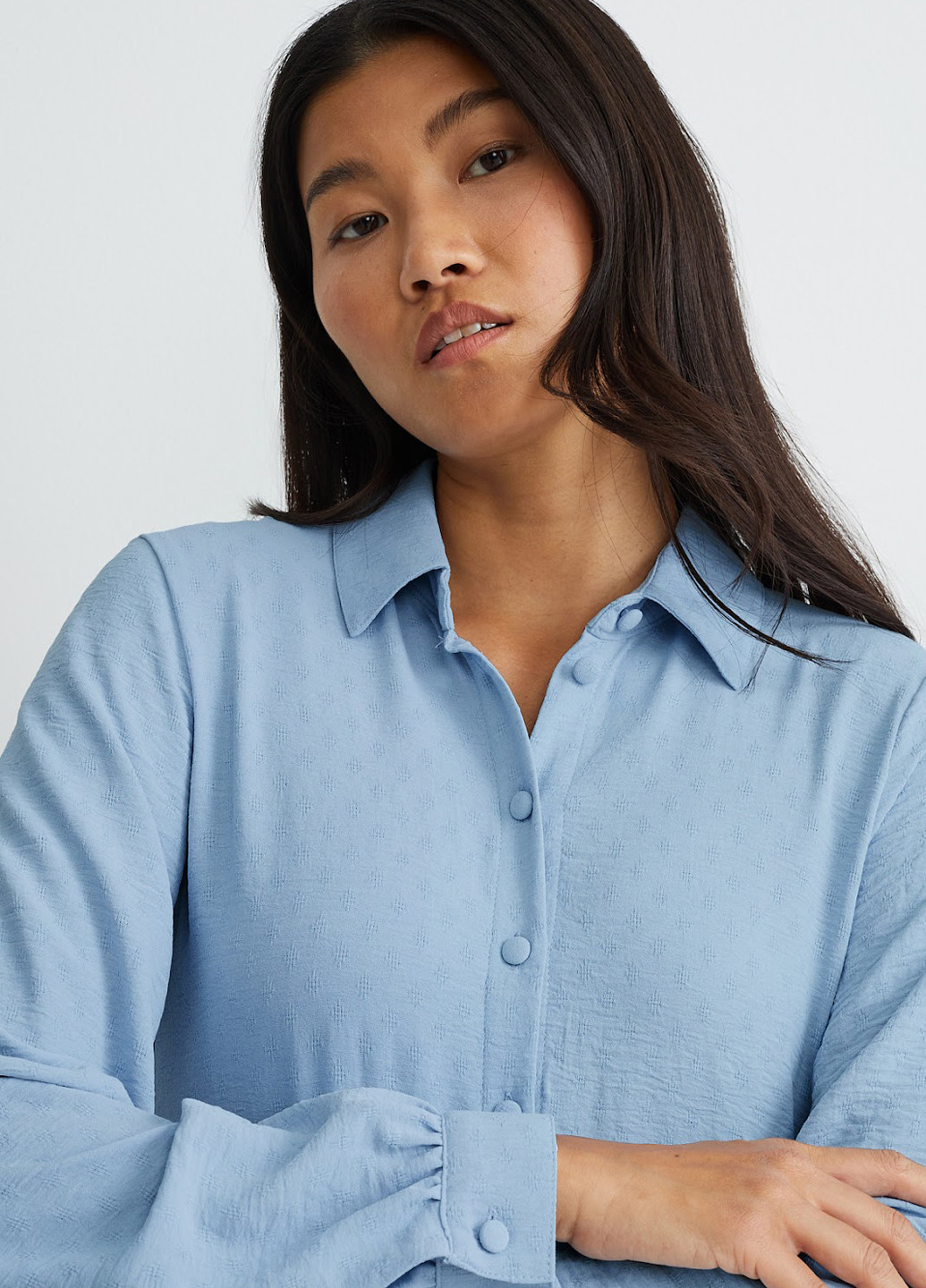 Блакитна кежуал сукня сукня-сорочка C&A однотонна