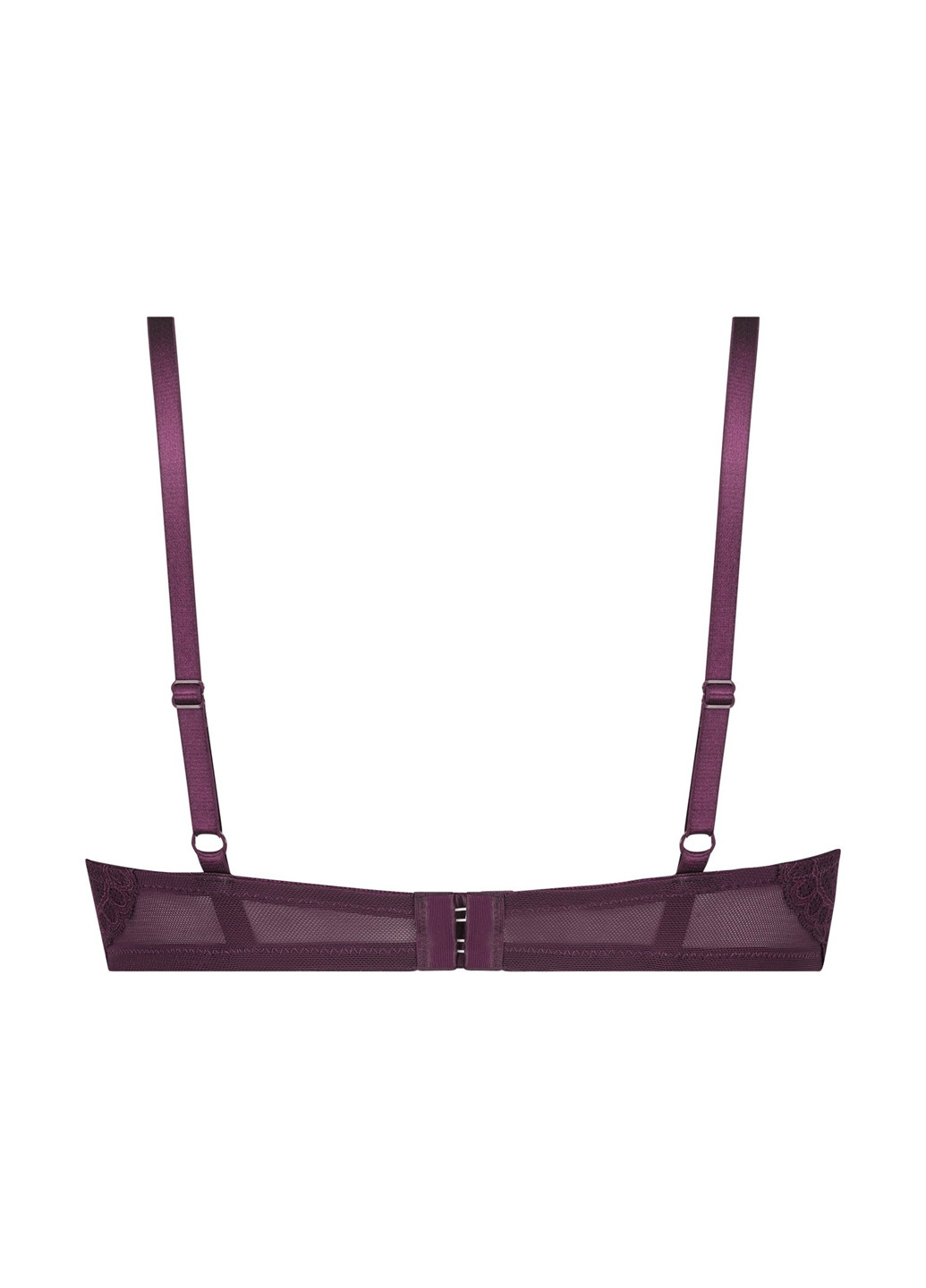 Бордовый бюстгальтер Hunkemoller без косточек полиамид