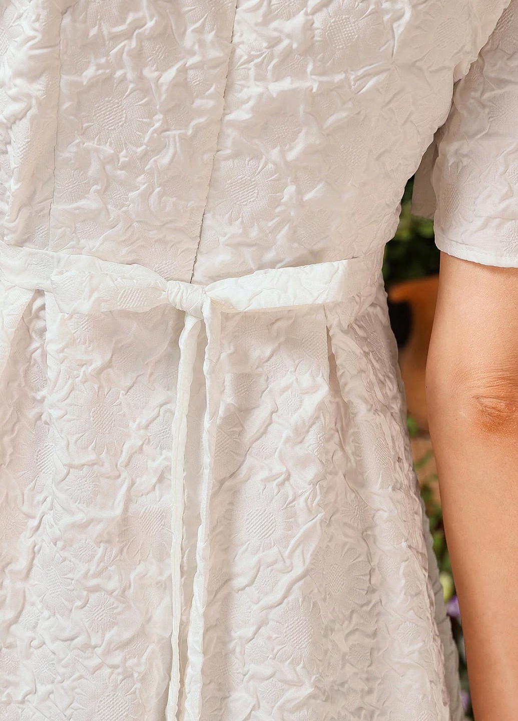 Білий кежуал сукня SHEIN однотонна