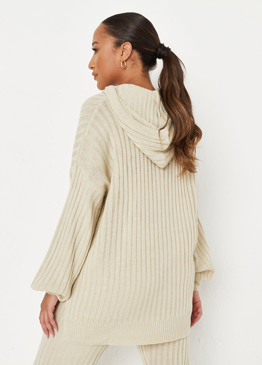 Светло-бежевый зимний свитер для беременных Missguided
