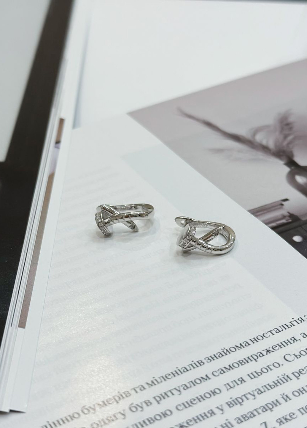 Сережки Silver Flame (317284678)