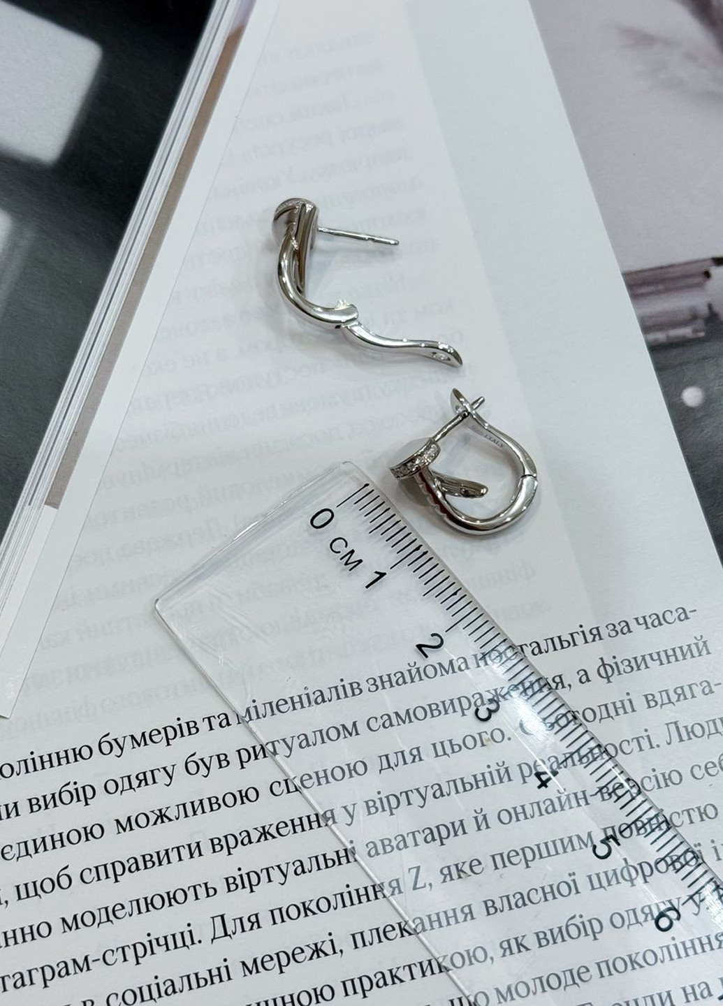 Сережки Silver Flame (317284678)