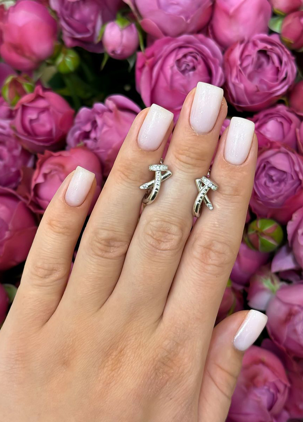 Сережки Silver Flame (317284678)