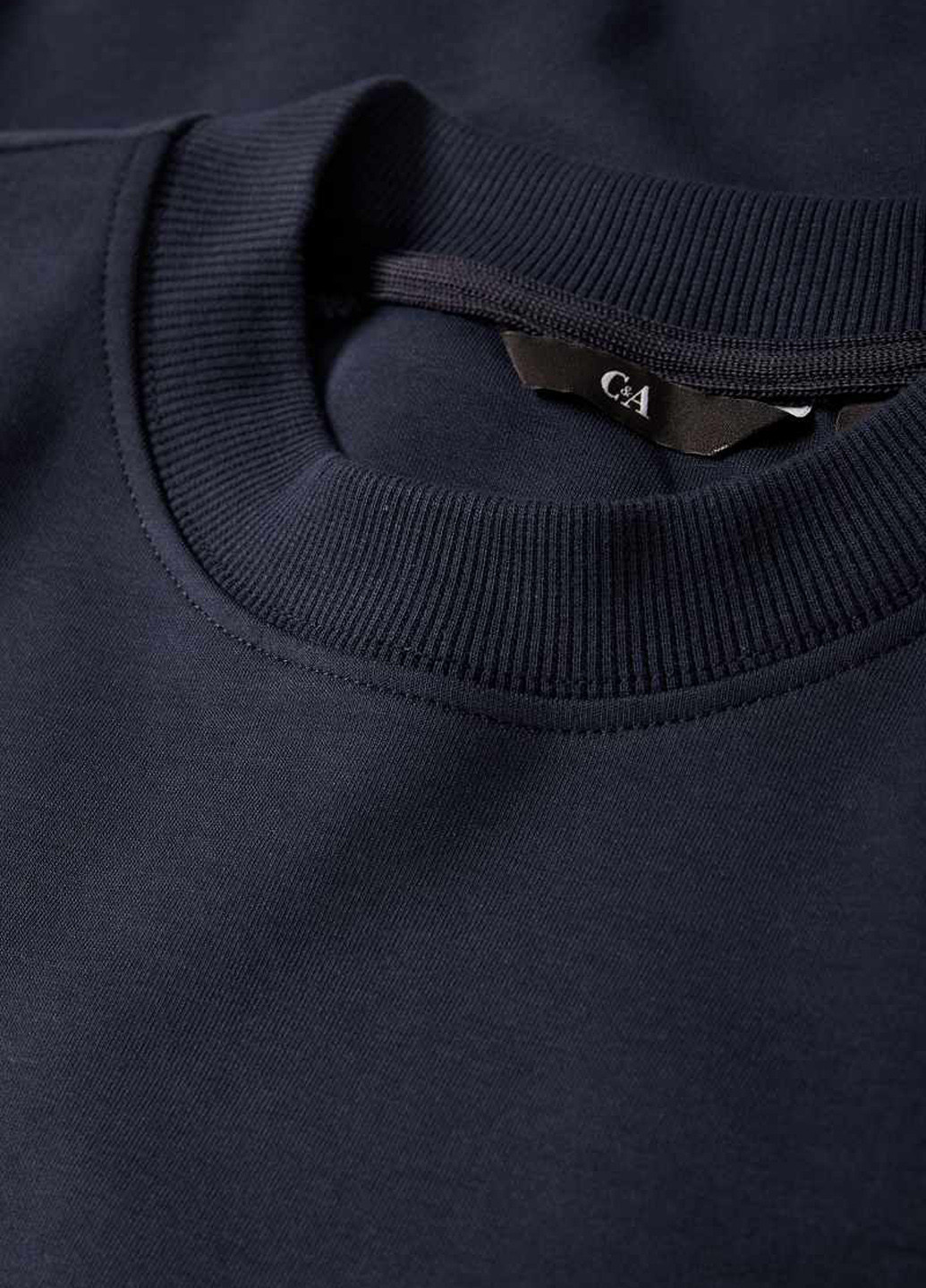 Индиго свитшот C&A однотонный без декора (369250705)