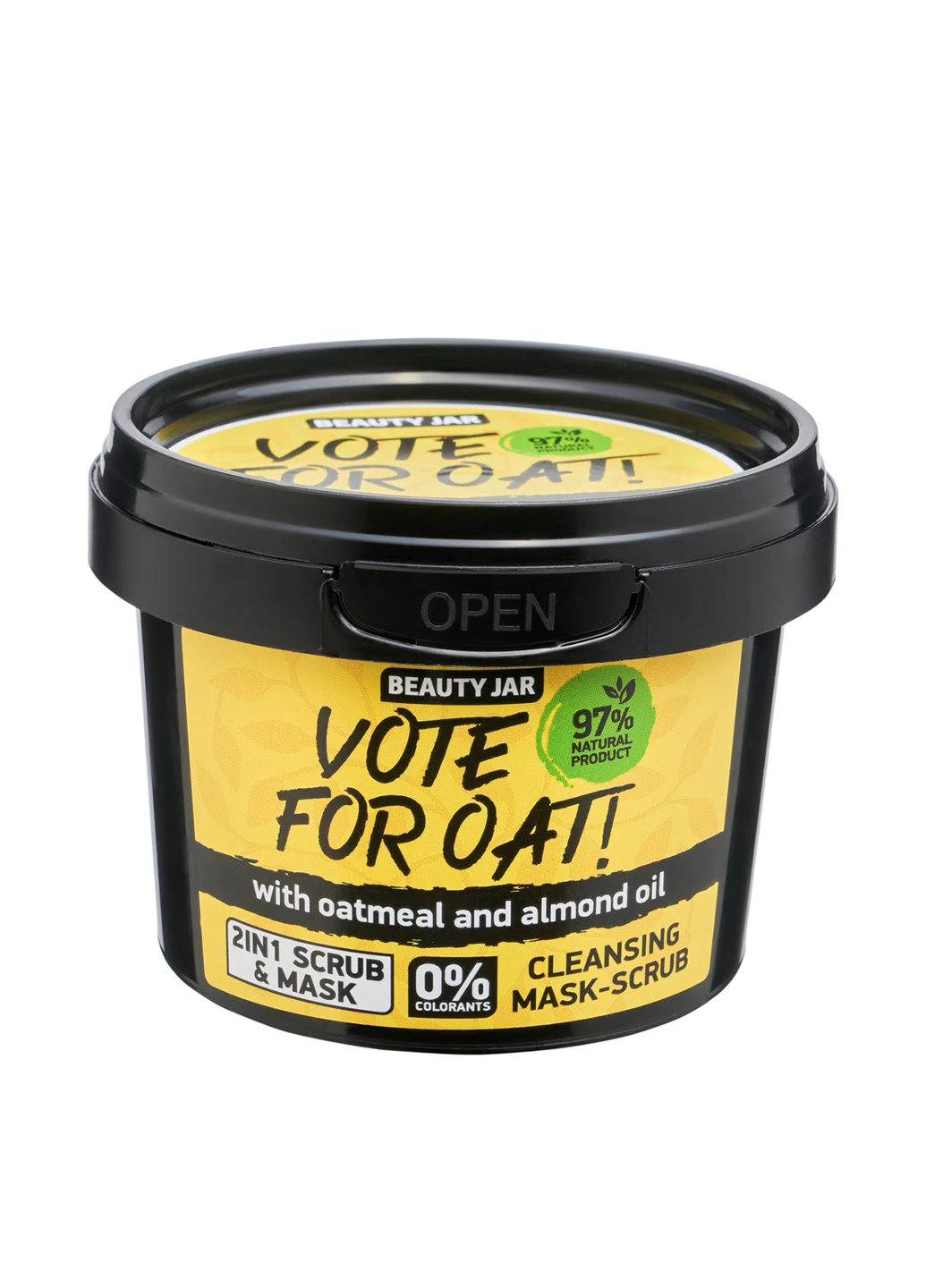 Маска-скраб для обличчя Vote For Oat Cleansing Mask-Scrub Beauty Jar (202410755)