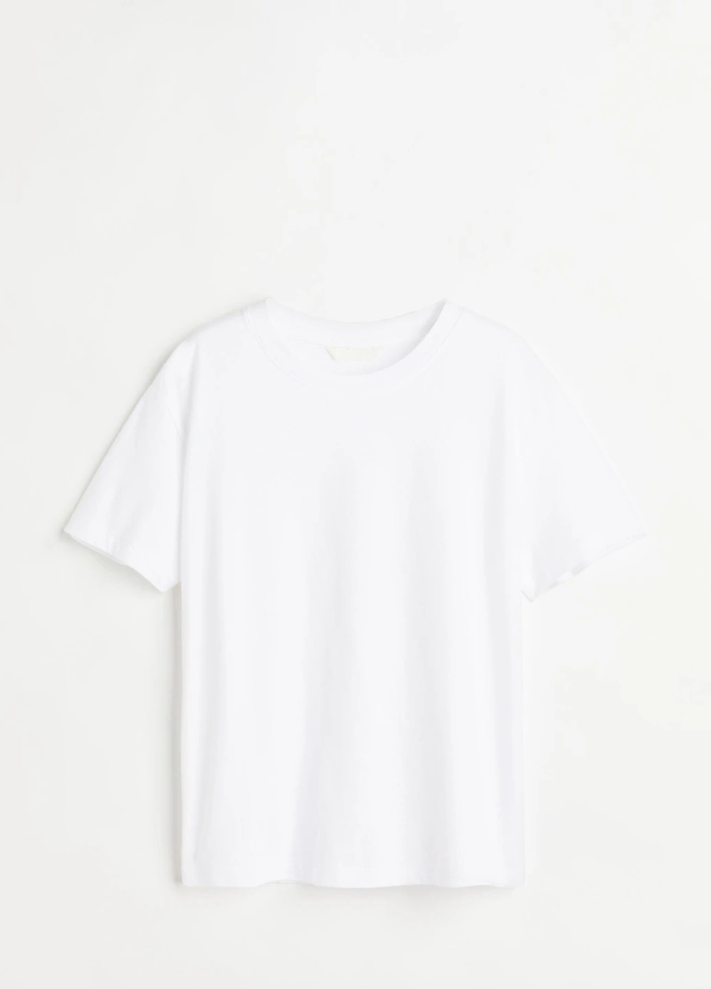 Футболка,білий, H&M Basic - (255192421)