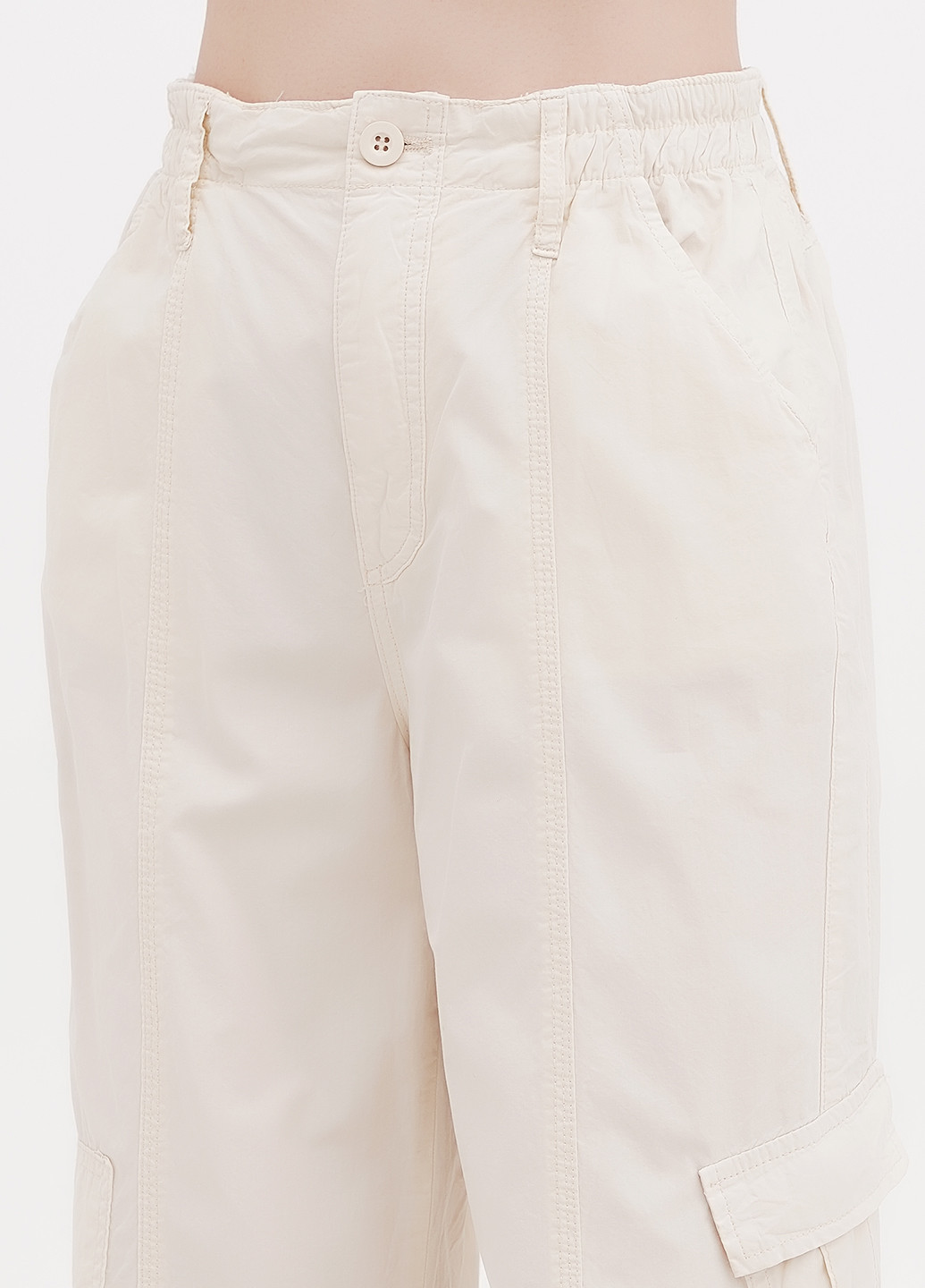 Молочные кэжуал летние карго, прямые брюки Dilvin