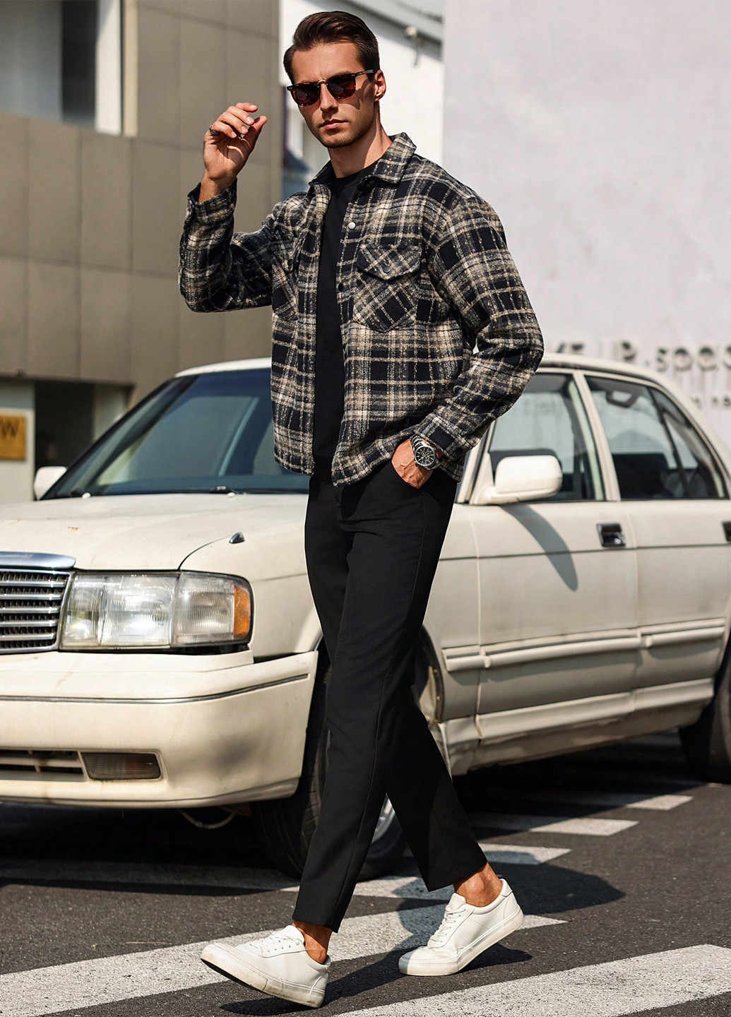 Куртка-сорочка SHEIN (340648820)