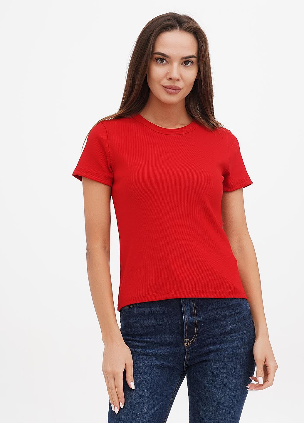 Червона літня футболка Shik