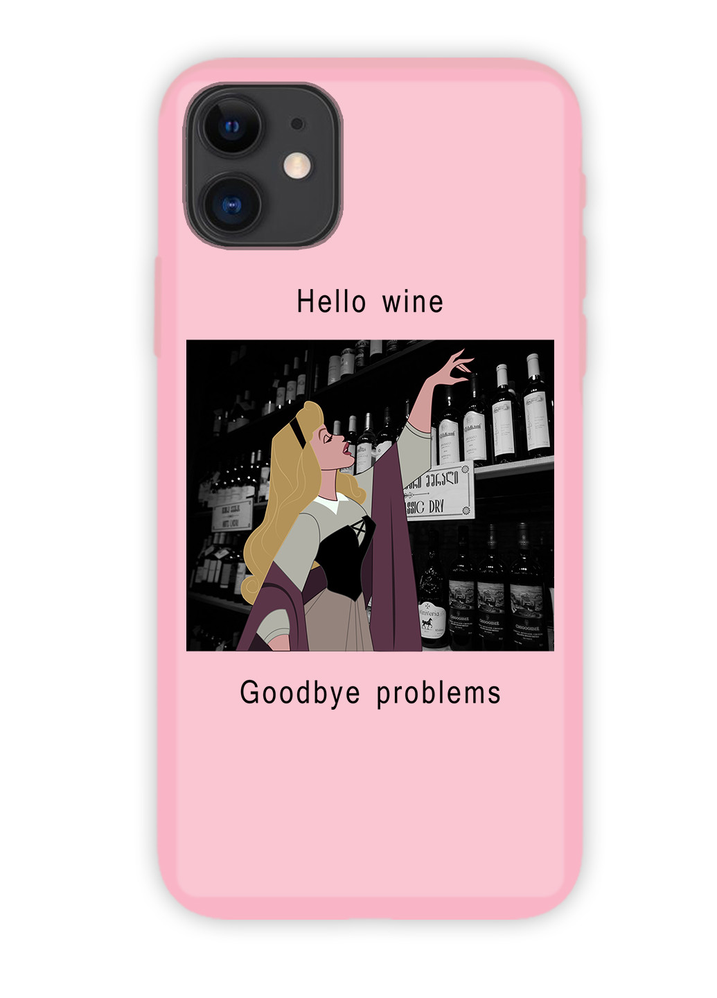 Чехол силиконовый Apple Iphone Xs Max Спящая красавица в винном погребе Дисней (Sleeping Beauty Disney) (8226-1432) MobiPrint (219777960)