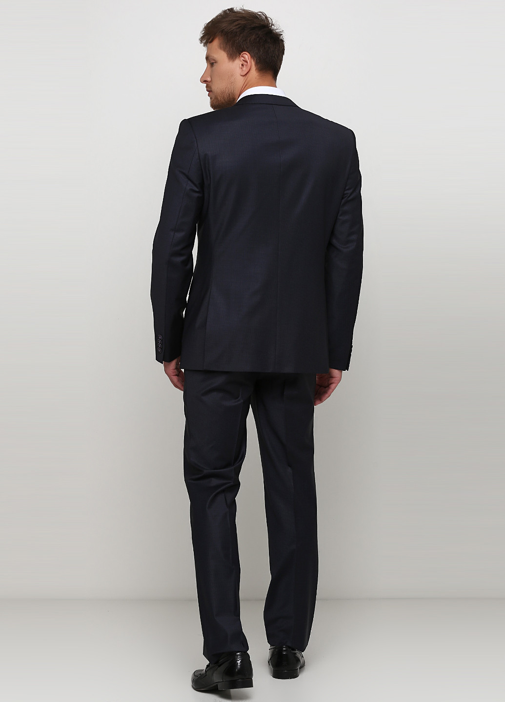 Темно-серый демисезонный костюм (пиджак, брюки) брючный Loranzo