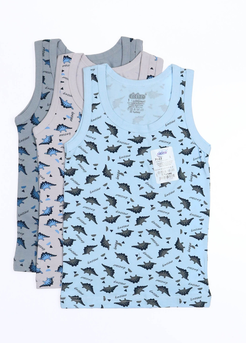 Майка для мальчика 3 шт Cicito (252507413)