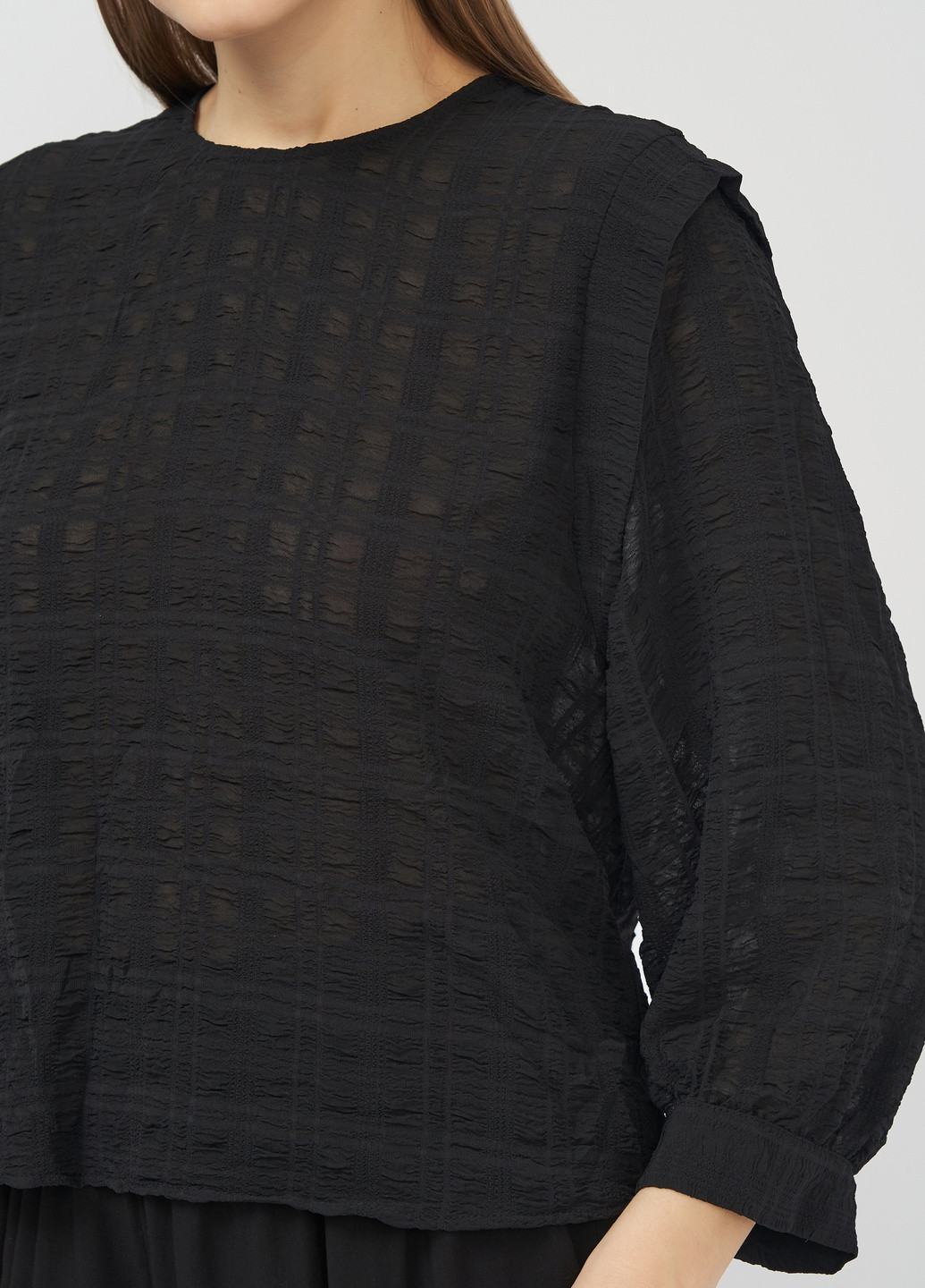 Чёрная блуза Monki