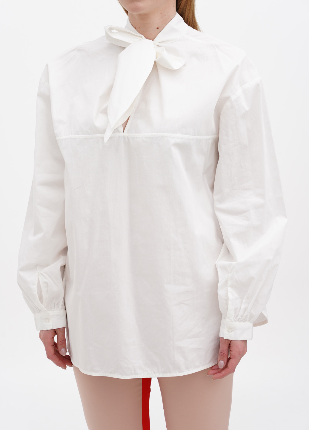 Белая демисезонная блуза Modstrom