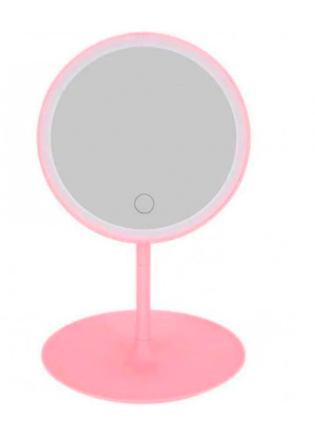 Косметичне дзеркало з LED підсвічуванням Xo Mirror 16 вбудованим акумулятором Рожевый Solar (242336085)