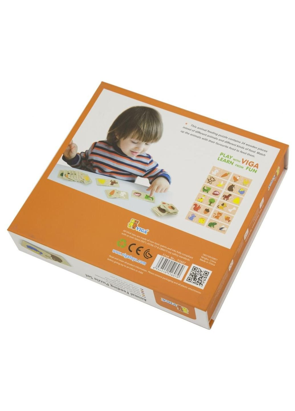 Пазл Що їдять тварини (51607) Viga Toys (249984655)