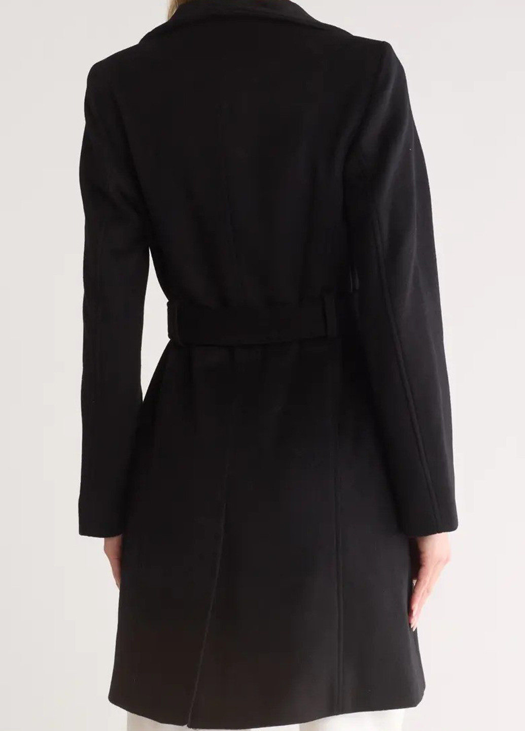 Черное демисезонное Пальто однобортное Michael Kors